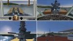 FS2004 Features for Pilotable Japanese Battleship "Kongo" 